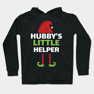 Hubby's Little Helper, I Am His Wife, Elf On A Shelf, Christmas Cheer Hoodie